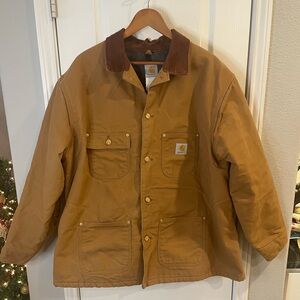 Men’s Carhartt Blanket Lined Tan Barn Jacket